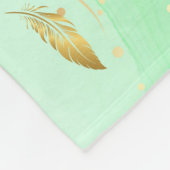 ベビーパーソナライズされたマイルストーン フリースブランケット (角)