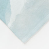 ベビーパーソナライズされたマイルストーン フリースブランケット (角)