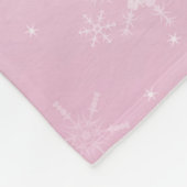 ベビーパーソナライズされたマイルストーン フリースブランケット (角)