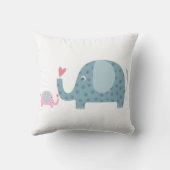 ベビーパーソナライズされたモノグラム クッション (裏面)