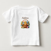 ベビーパーソナライズされた初の復活祭 ベビーTシャツ (裏面)