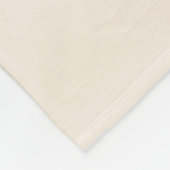 ベビーパーソナライズされた初めてのクリスマスバニー フリースブランケット (角)