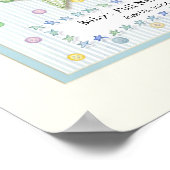 ベビーパーソナライズされた名少年のための壁子供部屋アート ポスター (角)