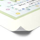 ベビーパーソナライズされた名少年のための壁子供部屋アート ポスター (角)