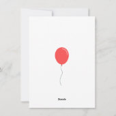 ベビーパーソナライズされた恐竜誕生日カード シーズンカード (裏面)