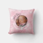 ベビーパーソナライズされた投下女の枕 クッション (正面)