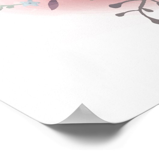 ベビーパーソナライズされた漫画の象ポスター ポスター (角)