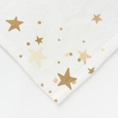 ベビーパーソナライズされた象オンムーン | 30x40フリース フリースブランケット (角)