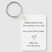 ベビーパーソナライズされた超音波 キーホルダー (正面)