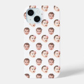 ベビーパーソナライズされた顔2写真白 Case-Mate iPhoneケース