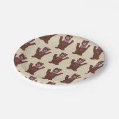 ベビーパーティーカスタム紙プレート7インベアイン ペーパープレート (アングル)