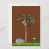 ベビーヒッポアンドママベビーシャワー招待状 招待状 (裏面)