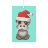 ベビーヒッポサンタハットを着て カーエアーフレッシュナー (正面)