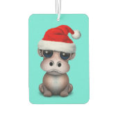 ベビーヒッポサンタハットを着て カーエアーフレッシュナー (裏面)