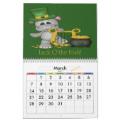 ベビーヒッポス子どもカレンダー カレンダー (3月 2027)