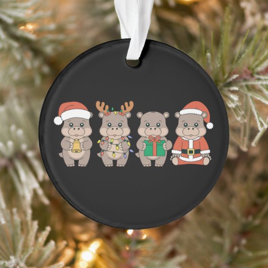 ベビーヒッポデモーンクリスマス オーナメント (ツリー)