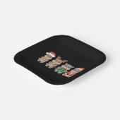 ベビーヒッポデモーンクリスマス ペーパープレート (傾斜あり)