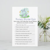 ベビーヒッポ子供部屋ライムクイズベビーシャワーゲーム (スタンド正面)