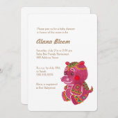 ベビーヒッポ 招待状 (正面/裏面)