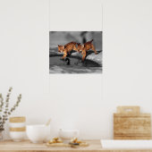 ベビーヒョウ ポスター (キッチン)