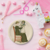 ベビービクトリアングリーンアウェイマザー ペーパープレート (パーティー)