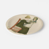 ベビービクトリアングリーンアウェイマザー ペーパープレート (アングル)