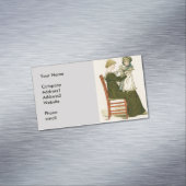 ベビービクトリアングリーンアウェイマザー マグネット名刺 (インサイチュ)