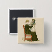 ベビービクトリアングリーンアウェイマザー 缶バッジ (正面&裏面)