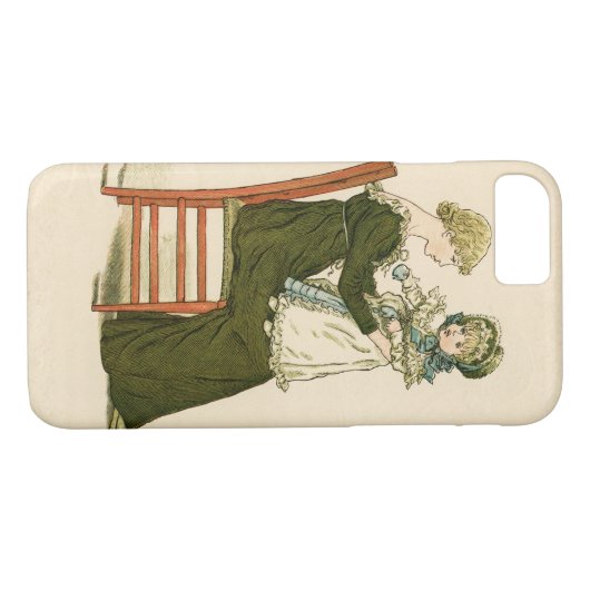 ベビービクトリアングリーンアウェイマザー Case-Mate iPhoneケース (裏面(横))