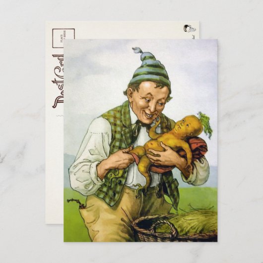 ベビービクトリアンニンジン葉書 ポストカード (正面/裏面)