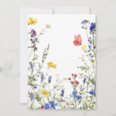 ベビービンゴと春の花ベビーシャワー シーズンカード (裏面)