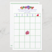 ベビービンゴ多汁性ベビーシャワー (正面/裏面)