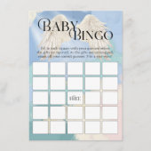 ベビービンゴ天国送信パステルベビーシャワー エンクロージャーカード (正面)