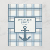 ベビービンゴ航海のテーマボーイシャワーゲーム チラシ