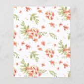 ベビービンゴ | Ladybug赤ちゃんシャワーゲーム (裏面)