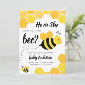 ベビービーの性別が明らかにする 招待状 (スタンド正面)