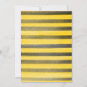 ベビービーの性別が赤ちゃんのシャワーを公開する予定 招待状 (裏面)