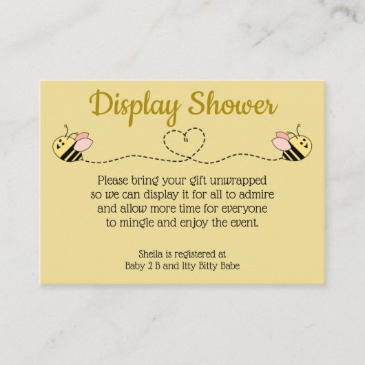 ベビービーガールツインズエンクロージャカード エンクロージャーカード (正面)