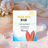 ベビービーチサーフィンボード赤ちゃんシャワーお気に入りサイン 台座サイン