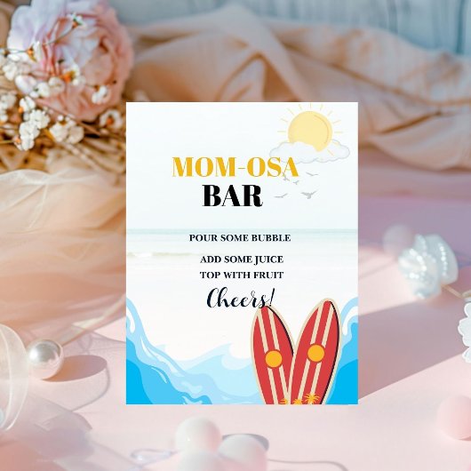 ベビービーチサーフィンボード赤ちゃんシャワーお気に入りサイン 台座サイン