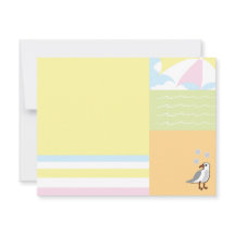 ベビービーチボールサンキューカード