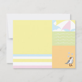 ベビービーチボールサンキューカード サンキューカード