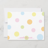 ベビービーチボールサンキューカード サンキューカード (裏面)