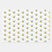 ベビービーパーティータイル張り紙シート ラッピングペーパーシート (正面3)