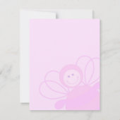 ベビービーピンク 招待状 (裏面)