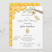 ベビービーベビーシャワー招待状 招待状 (正面/裏面)