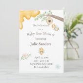 ベビービーベビーシャワー招待状 招待状 (スタンド正面)