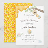 ベビービーベビーシャワー招待状 招待状 (正面/裏面)