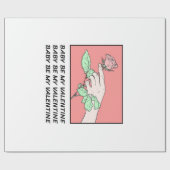 ベビービーマイバレンタイン ラッピングペーパー (フラット)