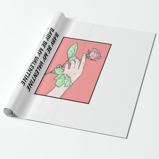 ベビービーマイバレンタイン ラッピングペーパー (アンロールド)